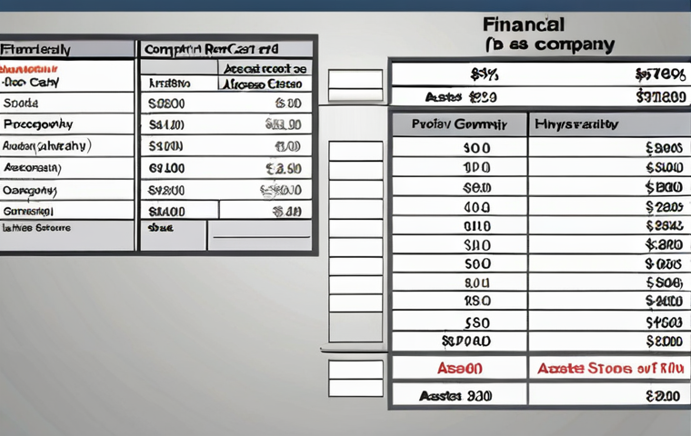 **

Prompt:  "Financial report card of a company, with sections labeled 'Sales,' 'Profit,' and 'Assets.'  Visual elements emphasizing growth and stability."

**